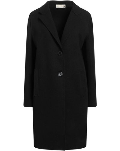 Haveone Overcoat & Trench Coat - Black