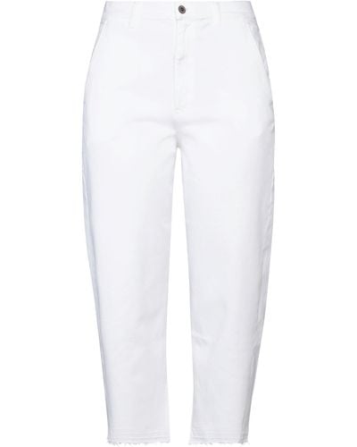 European Culture Pantalon en jean - Blanc