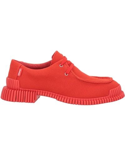 Camper Zapatos de cordones - Rojo