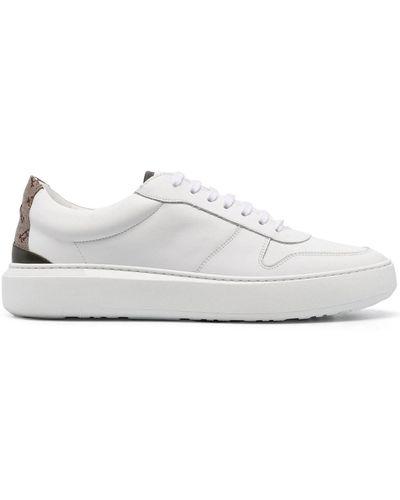 Herno Sneakers mit Monogramm - Weiß