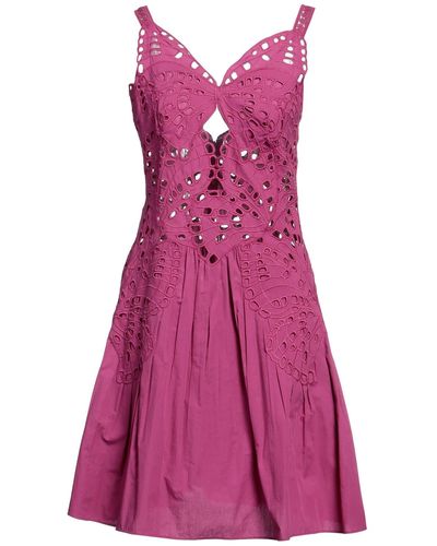 Alberta Ferretti Mini Dress - Purple
