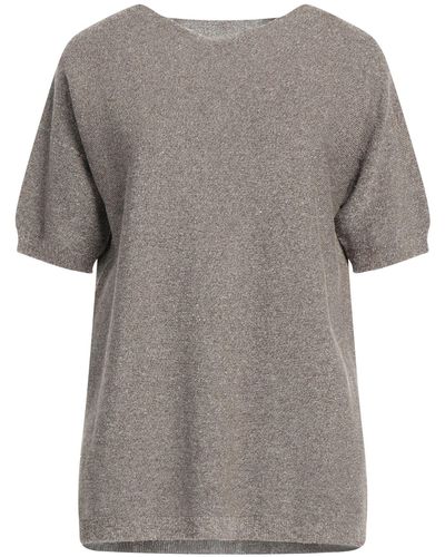 Le Tricot Perugia Sweater - Gray