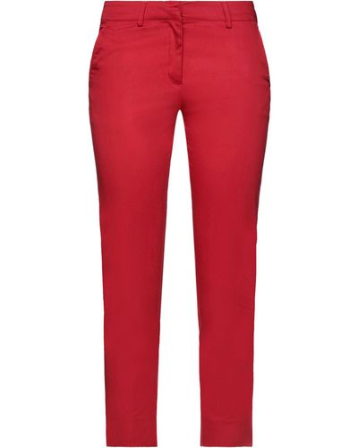Paul & Shark Cropped Trousers - Red