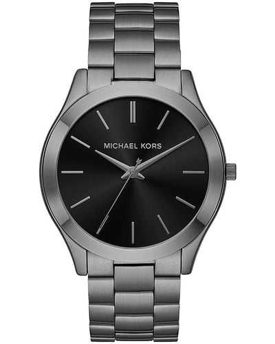 Michael Kors Mk1044 - Three Hand Stainless Steel Watch - Grey