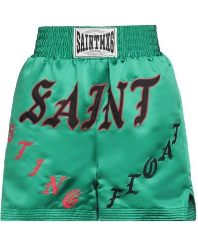 Saint Michael Shorts & Bermuda Shorts Polyester - Green