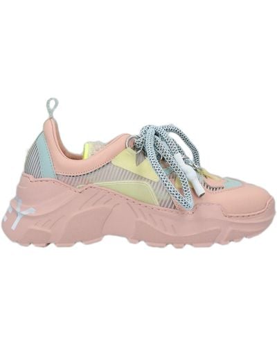 Grey Mer Sneakers - Pink