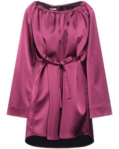 Douuod Mini Dress Textile Fibres - Purple