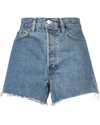 RE/DONE Shorts Jeans - Blu