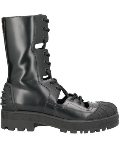 Dior Dior Dioriron Leather Boot - Black