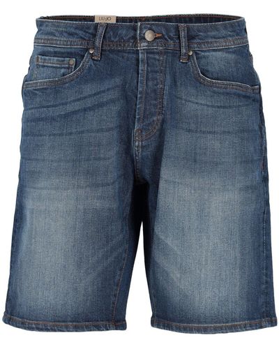 Liu Jo Short en jean - Bleu