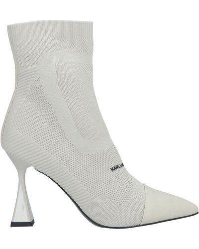 Karl Lagerfeld Ankle Boots - White