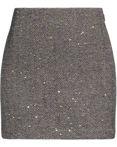 Twin Set Mini Skirt - Grey