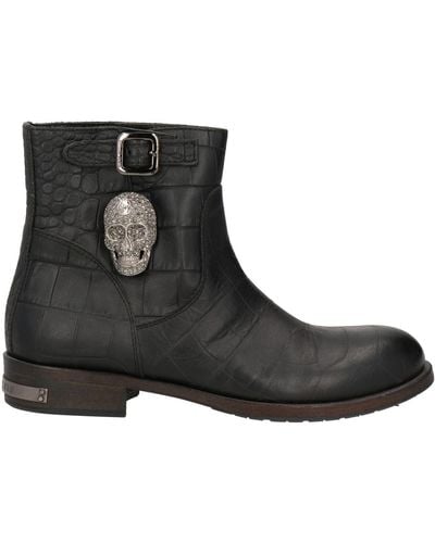 Philipp Plein Ankle Boots - Black