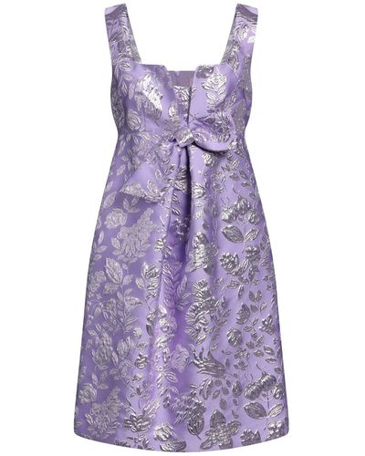 P.A.R.O.S.H. Mini Dress - Purple