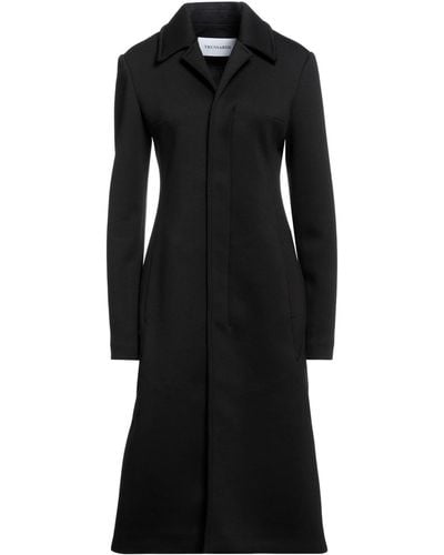 Trussardi Overcoat & Trench Coat - Black