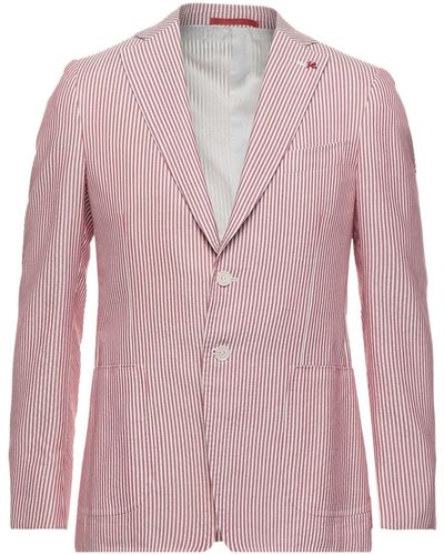 Isaia Suit Jacket - Red