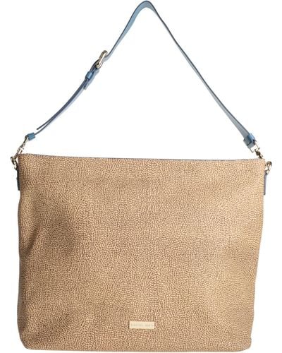 Borbonese Shoulder Bag - Natural