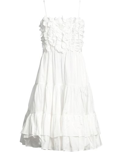 MSGM Vestido midi - Blanco