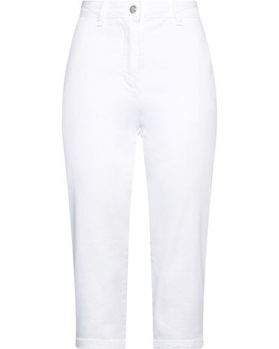 Silvian Heach Cropped Pants - White