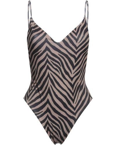 TOOCO One-piece Swimsuit - Brown