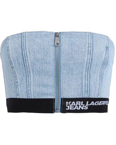 Karl Lagerfeld Top - Blue