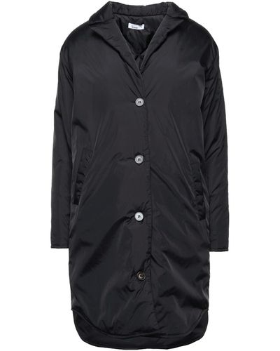 Yerse Overcoat & Trench Coat - Black