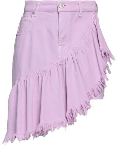 Gaelle Paris Denim Skirt - Purple