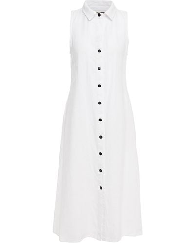 Enza Costa Robe midi - Blanc