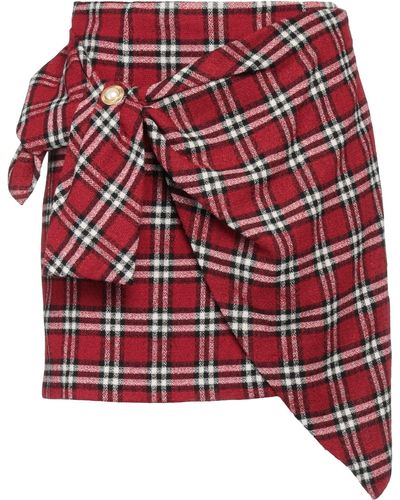 Amen Mini Skirt - Red