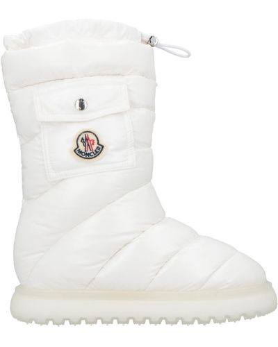 Moncler Ankle Boots Textile Fibres - White