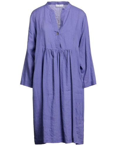 Whyci Midi Dress - Purple