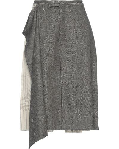 Maison Margiela Midi Skirt - Grey