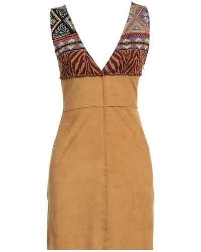 Akep Mini Dress - Brown