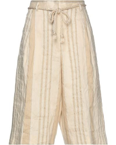 Forte Forte Cropped Trousers - Natural