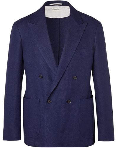 Camoshita Suit Jacket - Blue