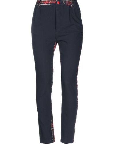 Femme By Michele Rossi Trouser - Blue