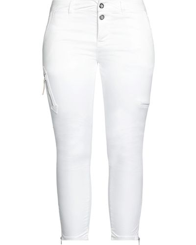 Mos Mosh Cropped Trousers - White