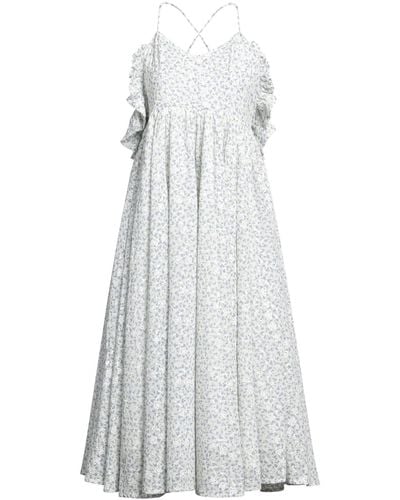 ROKH Midi-Kleid - Weiß