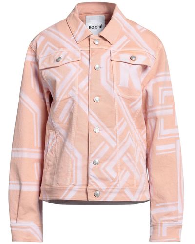 Koche Denim Outerwear - Pink