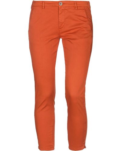 40weft Cropped Pants - Orange