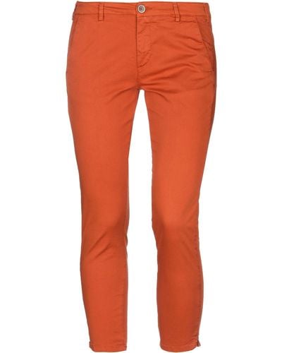 40weft Cropped Trousers - Orange