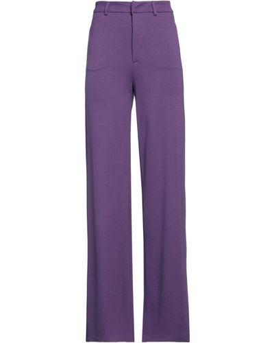 Purple Soallure Pants, Slacks and Chinos for Women | Lyst