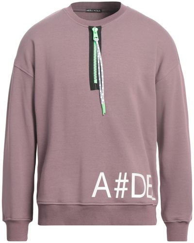 Alessandro Dell'acqua Pastel Sweatshirt Cotton, Polyester - Purple