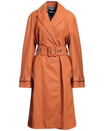 Just Cavalli Overcoat & Trench Coat - Orange