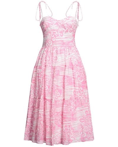 Amanda Uprichard Midi Dress - Pink