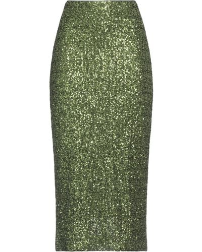 Imperial Midi Skirt Polyester, Elastane - Green