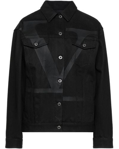 Valentino Garavani Denim Outerwear - Black