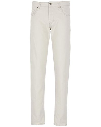 Peserico Pantaloni Jeans - Bianco