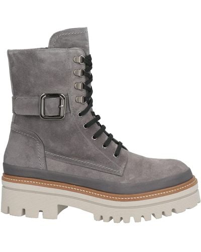Pons Quintana Ankle Boots Leather - Gray