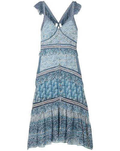 Sea Long Dress - Blue